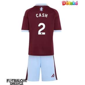 Aston Villa Matty Cash #2 Dětské Domácí dres komplet 2026-27 Krátký Rukáv (+ trenýrky)